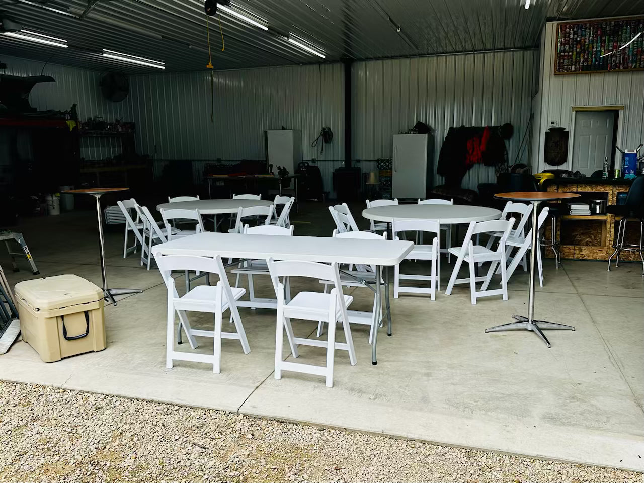 Black Hat Event Package- Corporate, Fundraiser, Festival- Tents, Tables, Chairs, Linens